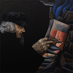 A breakfast with Mr G - igor de marchi - igorpaintings